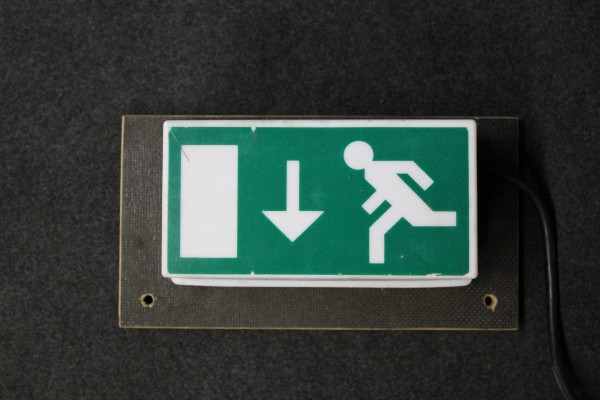 Notausgang Schild
