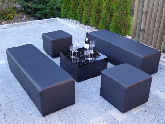 Loungemöbel Schwarz