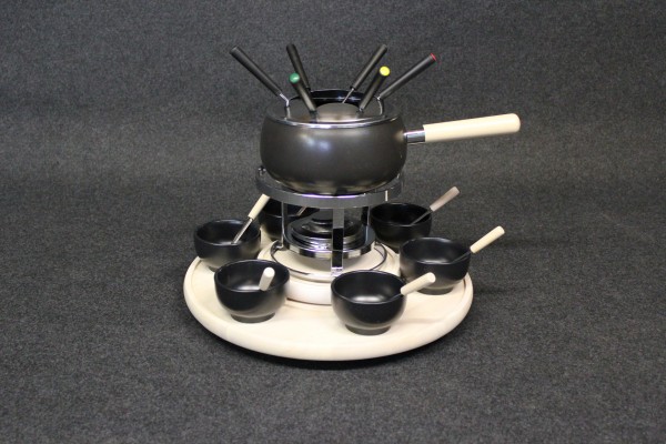 Fondue Chinoise Set schwarz