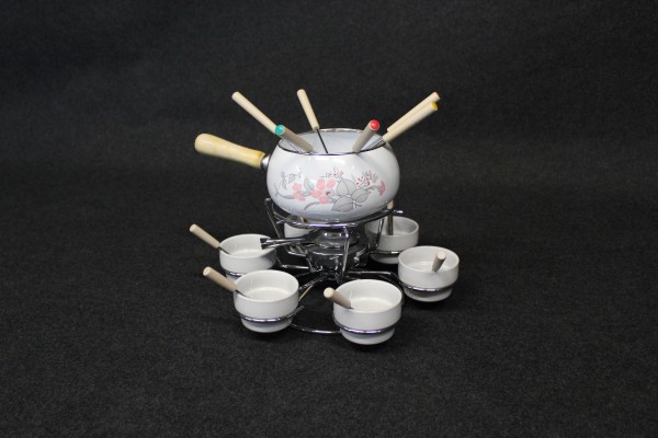 Fondue Chinoise Set weiss